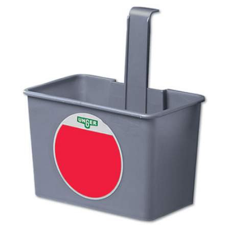 Unger SmartColor Side Bucket, 1qt, Plastic, Gray (SMSBG)
