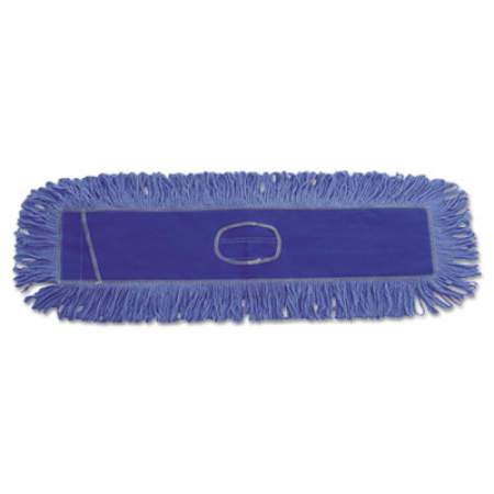 Boardwalk Dust Mop Head, Cotton/Synthetic Blend, 36 x 5, Looped-End, Blue (1136)
