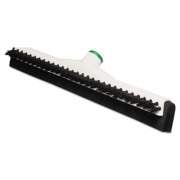 Unger Sanitary Brush w/Squeegee, 18" Brush, Moss Handle (PB45A)