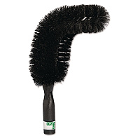 StarDuster Pipe Brush, Green Polypropylene Bristles, 7.5" Brush, 6" Black Plastic Handle (PIPE)