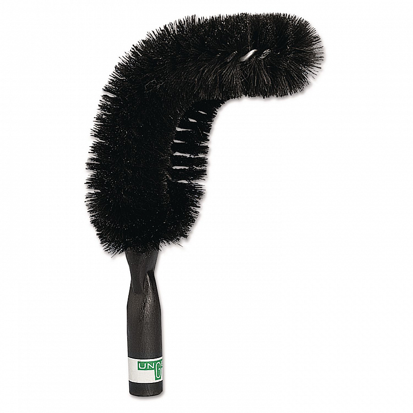 StarDuster Pipe Brush, Green Polypropylene Bristles, 7.5" Brush, 6" Black Plastic Handle (PIPE)