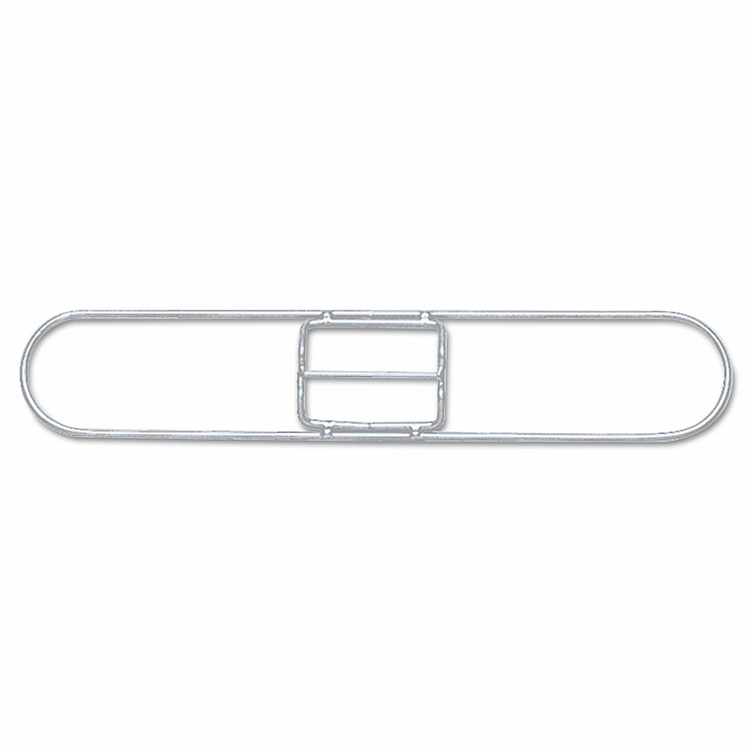 Clip-On Dust Mop Frame, 24 x 3.25, Steel Wire, Black (1224)