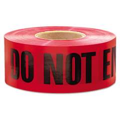 Empire Do Not Enter Barricade Tape, "Danger Do Not Enter" Text, 3" x 1,000 ft, Red/Black (11081)