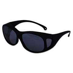 KleenGuard V50 OTG Safety Eyewear, Black Frame, Smoke Mirror Anti-Fog Lens (20747)