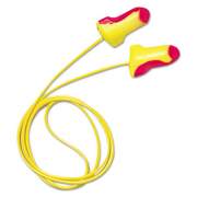 Howard Leight by Honeywell LL-30 Laser Lite Single-Use Earplugs, Corded, 32NRR, Magenta/Yellow, 100 Pairs