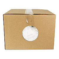 New Bleached White T-Shirt Rags, 25 Pounds/Bag (45525)