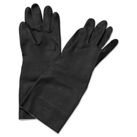 Boardwalk Nitrile Flock-Lined Gloves X-Large Green Dozen 183XL