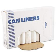 Boardwalk High-Density Can Liners, 60 gal, 11 microns, 38" x 58", Natural, 200/Carton (385814)
