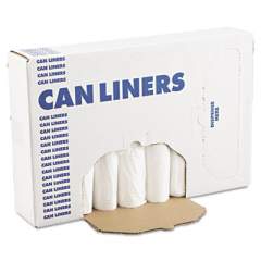 Boardwalk High Density Industrial Can Liners Flat Pack, 45 gal, 13 microns, 40 x 48, Natural, 200/Carton (H4048H)