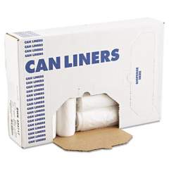 High-Density Can Liners with AccuFit Sizing, 23 gal, 14 microns, 29" x 45", Natural, 250/Carton (Z5845HNR01)