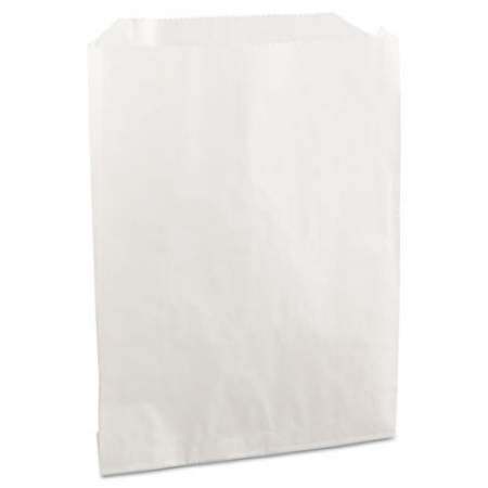 Bagcraft Grease-Resistant Single-Serve Bags, 6" x 7.25", White, 2,000/Carton (450019)