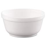 Dart Insulated Foam Bowls, 12 oz, White, 50/Pack, 20 Packs/Carton (12B32)
