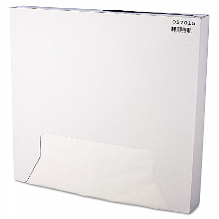 Grease-Resistant Paper Wraps and Liners, 15 x 16, White, 1,000/Box,  3 Boxes/Carton (057015)
