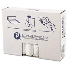 Inteplast Group High-Density Commercial Can Liners Value Pack, 33 gal, 11 microns, 33" x 39", Clear, 500/Carton (VALH3340N13)