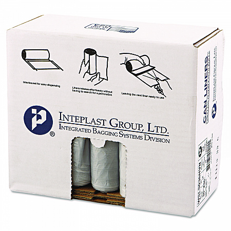 Low-Density Commercial Can Liners, 30 gal, 0.58 mil, 30