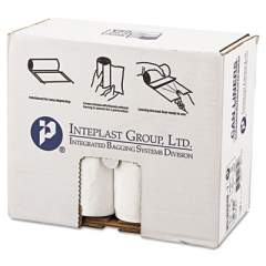 Inteplast Group Low-Density Commercial Can Liners, 30 gal, 0.7 mil, 30" x 36", White, 200/Carton (SL3036XHW2)