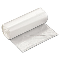 High-Density Commercial Can Liners, 16 gal, 5 mic, 24" x 33", Natural, Perforated Roll, 50 Bags/Roll, 20 Rolls/Carton (EC2433N)