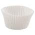 Hoffmaster Fluted Bake Cups, 4.5" Diameter x 1.25"h, White, 500/Pack, 20 Pack/Carton (610032)