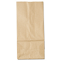 Grocery Paper Bags, 5# Size, 35# Basis Weight, 5.25" x 3.38" x 10.94", Kraft, 500/Bundle (GK5500)