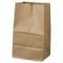General Grocery Paper Bags, 40 lbs Capacity, #20 Squat, 8.25"w x 5.94"d x 13.38"h, Kraft, 500 Bags (GK20S500)