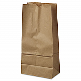 Grocery Paper Bags, 16# Size, 40# Basis Weight, 7.75" x 4.75" x 16", Kraft, 500/Bundle (GK16500)