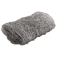 Industrial-Quality Steel Wool Hand Pads, #4 Extra Coarse, Steel Gray, 16 Pads/Sleeve, 12 Sleeves/Carton (117007)