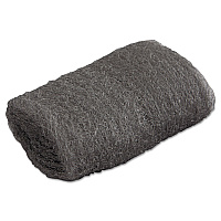 Industrial-Quality Steel Wool Hand Pads, #00 Very Fine, Steel Gray, 16 Pads/Sleeve, 12/Sleeves/Carton (117002)