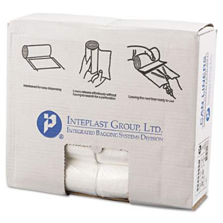 Inteplast Group High-Density Commercial Can Liners, 16 gal, 6 microns, 24" x 33", Natural, 1,000/Carton (S243306N)