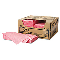 Wet Wipes, Diamond-Pattern Design, 11.5 x 24, White/Pink, 200/Carton (8507)