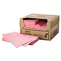 Wet Wipes, Stripe Design, 11.5 x 24, White/Pink, 200/Carton (8311)