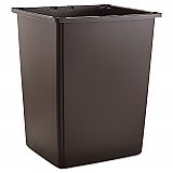 Glutton Container, 56 gal, Plastic, Brown (256BBRO)