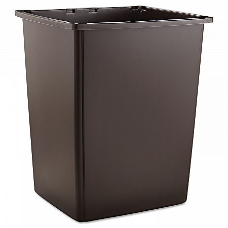 Glutton Container, 56 gal, Plastic, Brown (256BBRO)