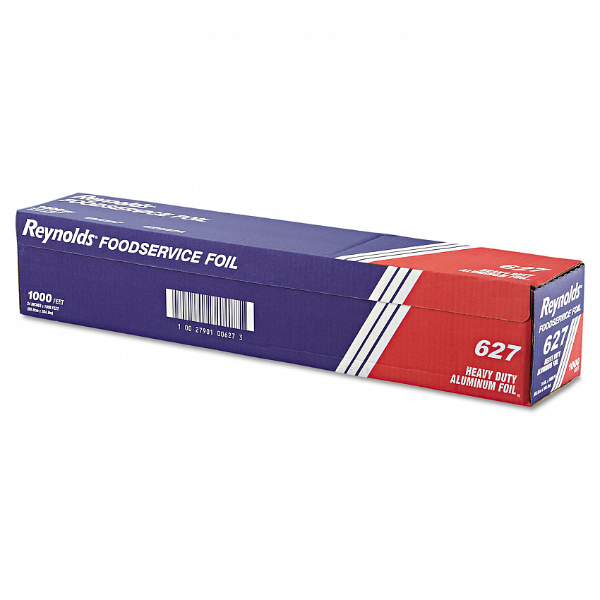 Heavy Duty Aluminum Foil Roll, 24" x 1,000 ft (627)