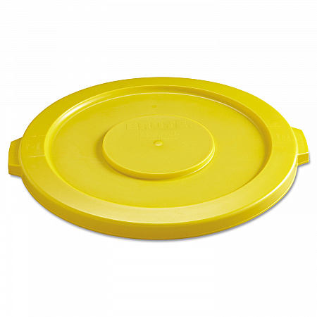 BRUTE Self-Draining Flat Top Lids for 32 gal Round BRUTE Containers, 22.25