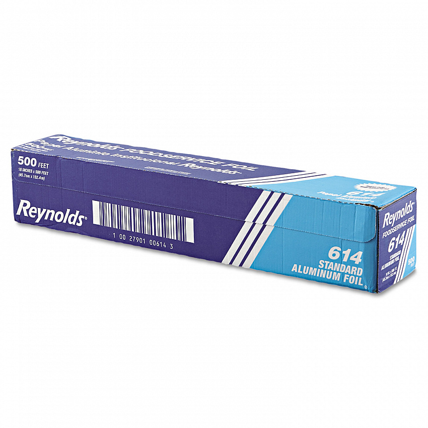 Standard Aluminum Foil Roll, 18" x 500 ft (614)