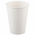 Single-Sided Poly Paper Hot Cups, 12 oz, White, 50/Bag, 20 Bags/Carton (412WN)