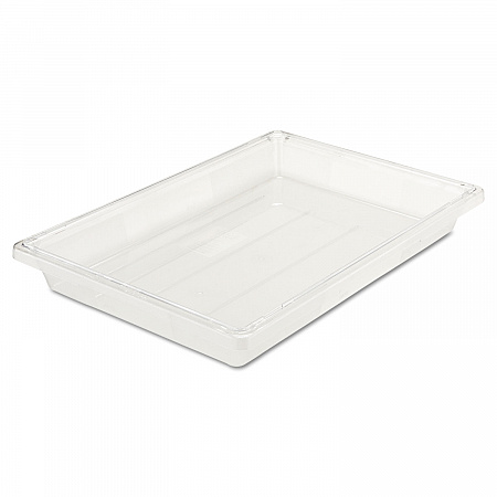 Food/Tote Boxes, 5 gal, 26 x 18 x 3.5, Clear, Plastic (3306CLE)