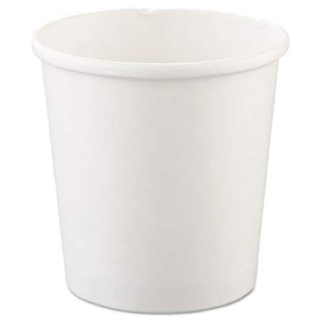 Dart Flexstyle Double Poly Paper Containers, 16 oz, White, 25/Pack, 20 Packs/Carton (H4165U)