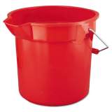 Rubbermaid Commercial BRUTE Round Utility Pail, 14qt, Red (2614RED)