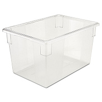 Food/Tote Boxes, 21.5 gal, 26 x 18 x 15, Clear, Plastic (3301CLE)