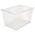 Rubbermaid Commercial Food/Tote Boxes, 21.5 gal, 26 x 18 x 15, Clear (3301CLE)