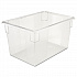 Food/Tote Boxes, 21.5 gal, 26 x 18 x 15, Clear, Plastic (3301CLE)