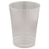 Comet Plastic Tumblers, 10 oz, Clear, 25/Pack, 20 Packs/Carton (T10)
