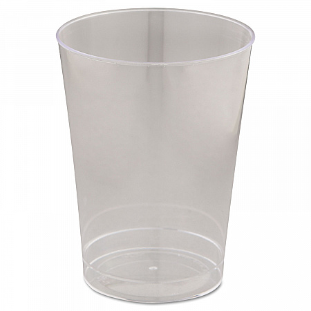 Comet Plastic Tumblers, 10 oz, Clear, 25/Pack, 20 Packs/Carton (T10)