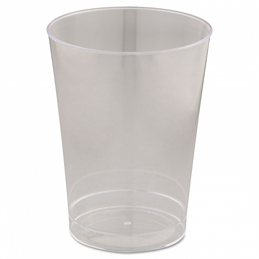 Comet Plastic Tumblers, 10 oz, Clear, 25/Pack, 20 Packs/Carton (T10)