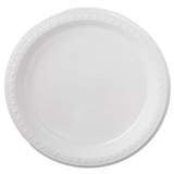 Chinet Heavyweight Plastic Plates, 9" dia, White, 125/Pack, 4 Packs/Carton (81209)