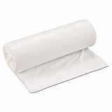 Low-Density Commercial Can Liners, 33 gal, 0.8 mil, 33" x 39", White, Interleaved Roll, 25 Bags/Roll, 6 Rolls/Carton (SL3339XHW)