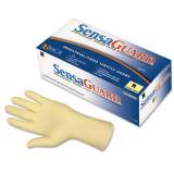 MCR Safety Disposable Latex Gloves, Medium, 5 mil, Powder-Free, Industrial-Grade, 100/Box (5055M)