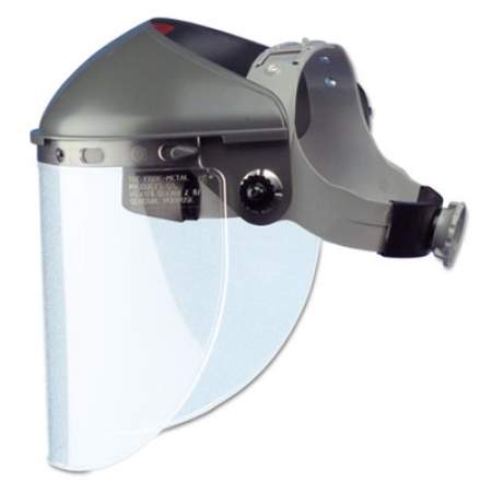 Fibre-Metal by Honeywell High Performance Face Shield Assembly, 4" Crown Ratchet, Noryl, Gray (F400)