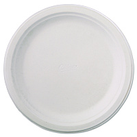 Classic Paper Dinnerware, Plate, 9.75" dia, White, 125/Pack, 4 Packs/Carton (21232)